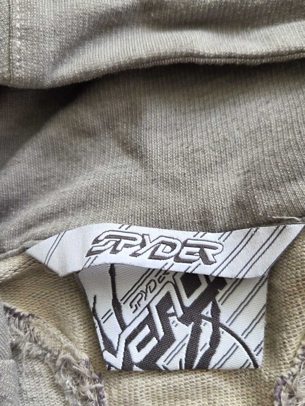 Vintage Y2K Spyder VENOM Full Zip Grunge Skate Hoodie Ski M RARE - Picture 6 of 16